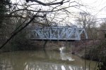 railway bridge below sluice l b